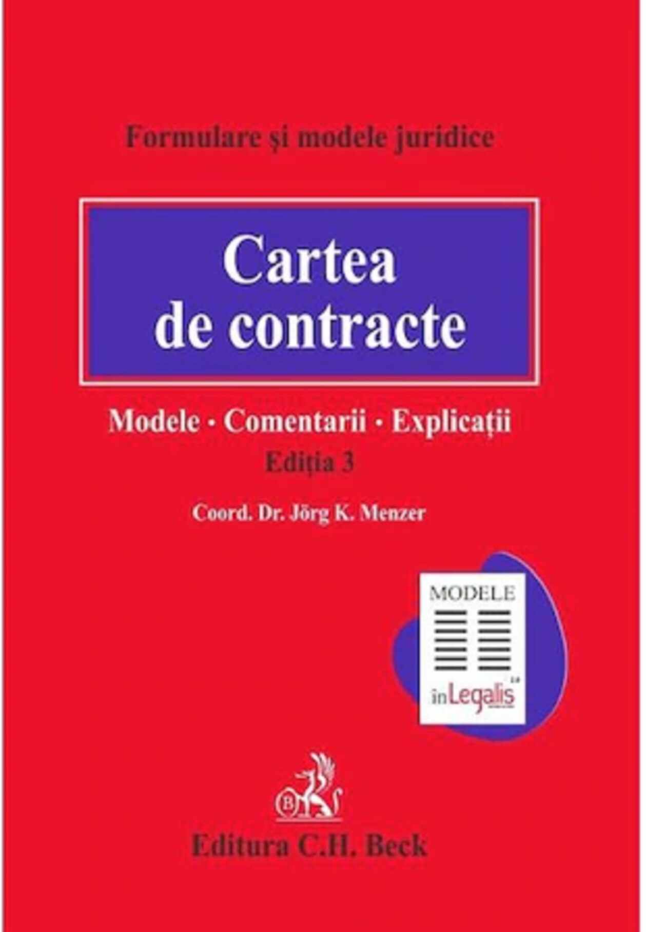 Cartea de contracte | Jorg K. Menzer, Rusandra Sandu