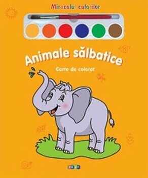 Animale salbatice - Carte de colorat/***