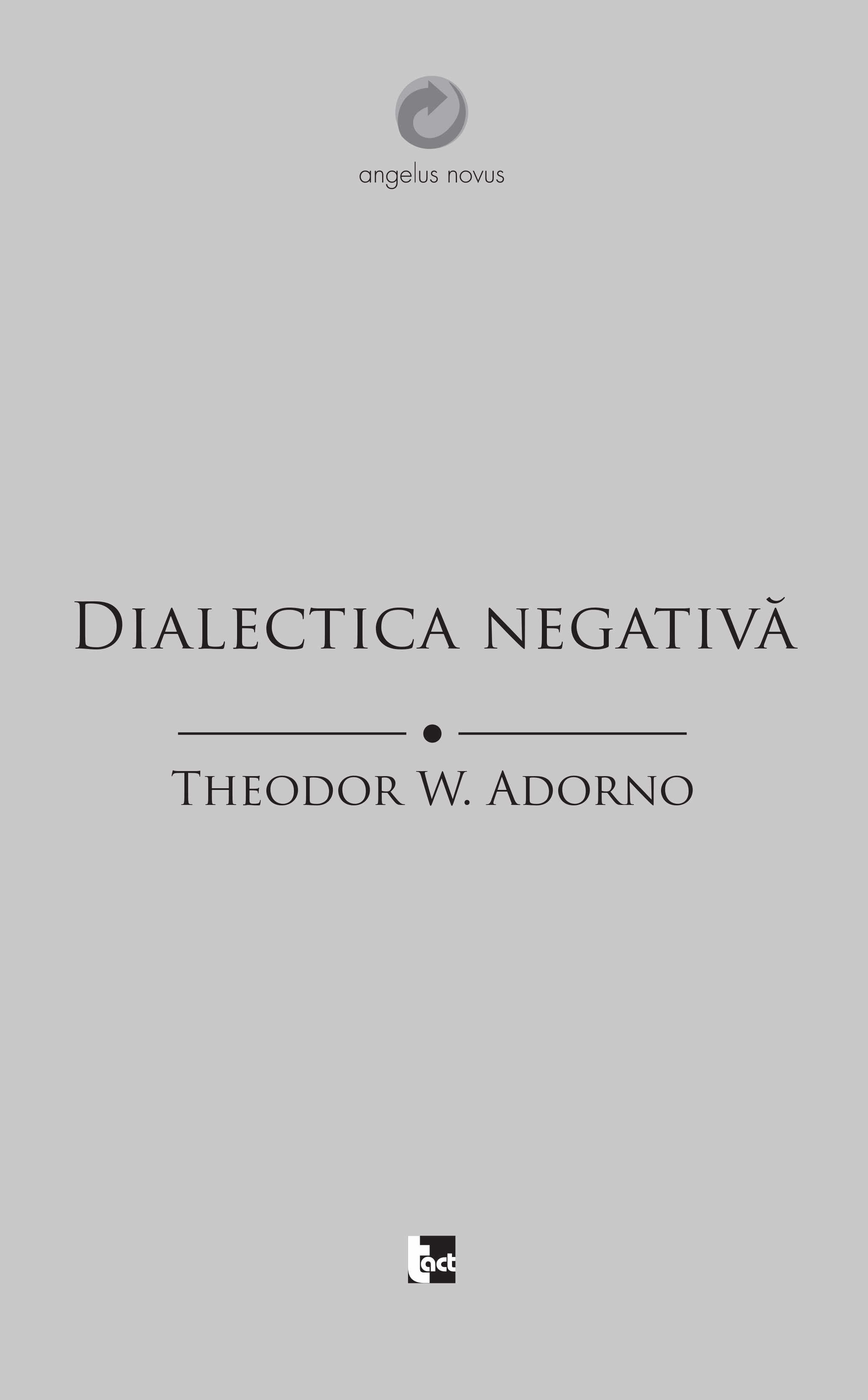 Dialectica negativa | Theodor Adorno