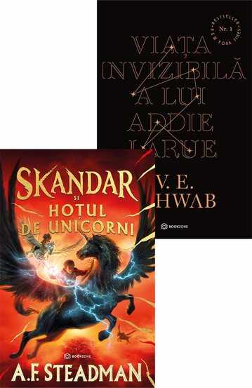 Skandar și hoțul de unicorni - Hardcover + Viata invizibila a lui Addie LaRue