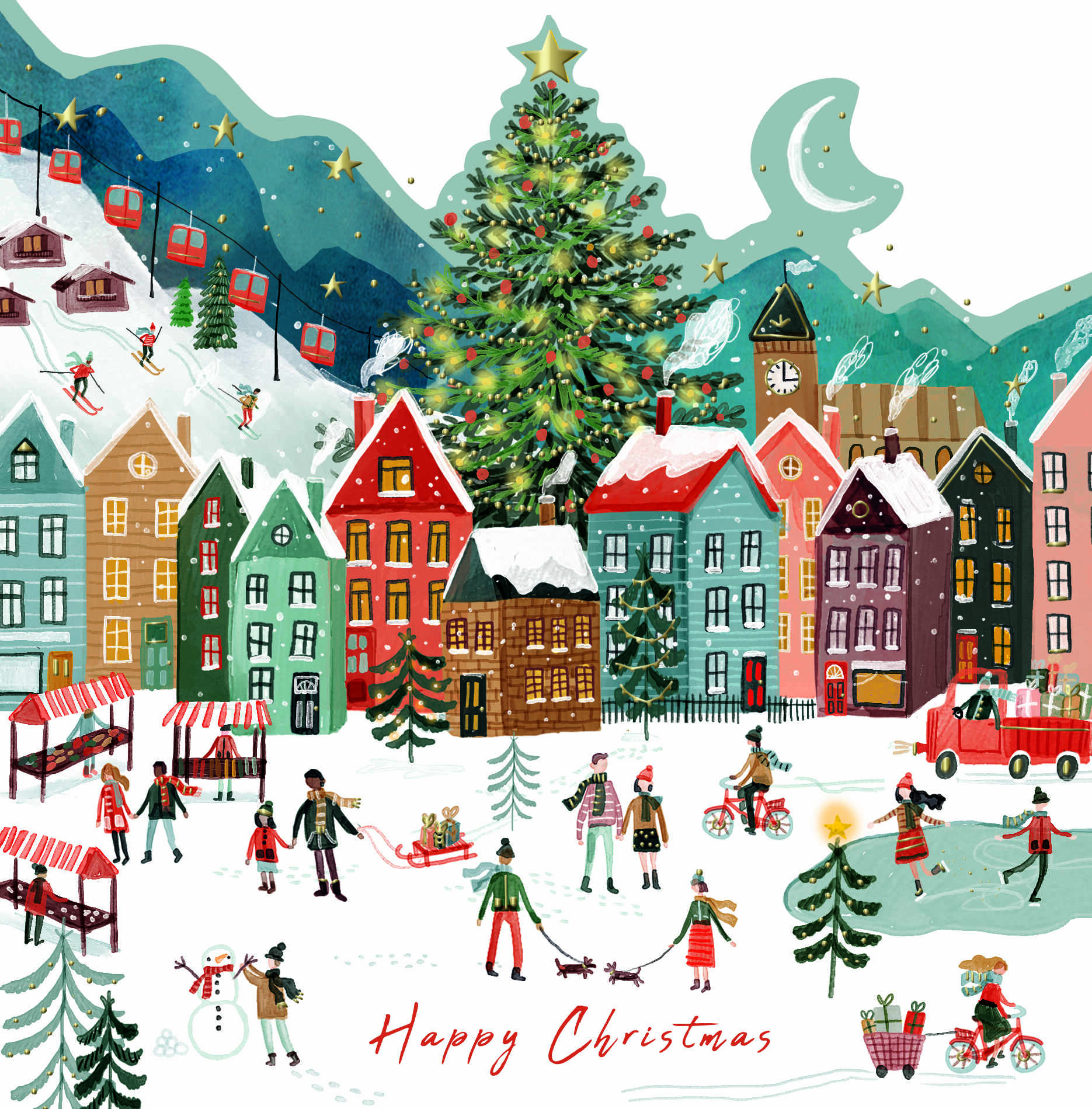 Set felicitari - Xmas - Christmas Together | Ling Design