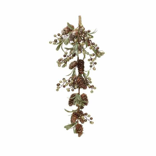 Decoratiune - Bunch Plastic - Glitter Berries, Pinecones | Kaemingk