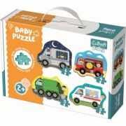 Puzzle Baby Classic Vehicule si meserii, 18 piese, Trefl