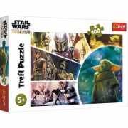 Puzzle 100 piese Star Wars Baby Yoda mandalorianul, Trefl