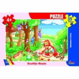 Puzzle 35 piese - Scufita Rosie