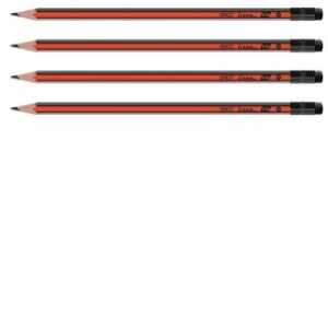 Creion negru cu radiera Linea Daco CG102