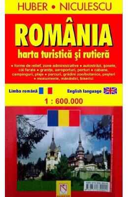 Romania - Harta turistica si rutiera}