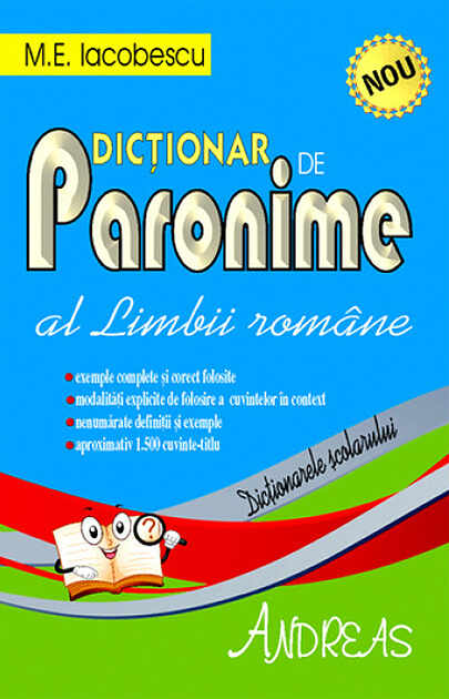 Dictionar de Paronime al Limbii Romane | M. E. Iacobescu