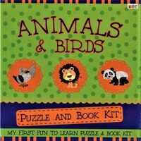 Animals & Birds: Puzzle and Book Kit
