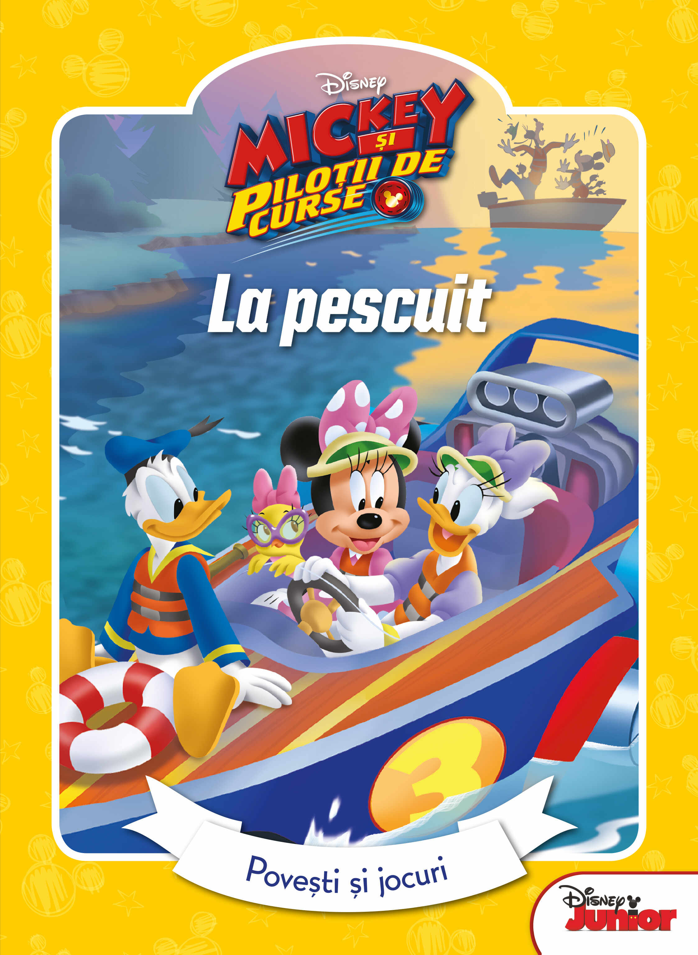 Mickey și piloții de curse. La pescuit. Povești și jocuri