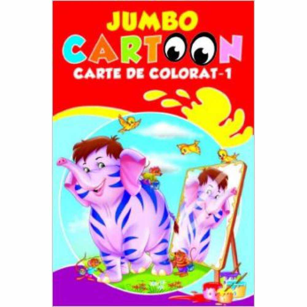 Jumbo Cartoon - Carte de colorat 1 | 