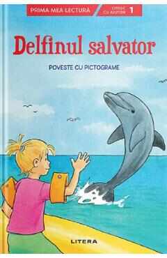 Delfinul salvator. Poveste cu pictograme. Nivelul 1