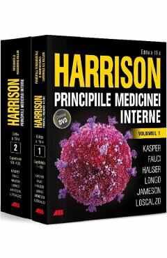 Harrison. Principiile medicinei interne Vol.1 + Vol.2 + DVD - Dennis L. Kasper, Anthony S. Fauci, Stephen L. Hauser, Dan L. Longo, J. Larry Jameson, Joseph Loscalzo