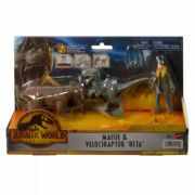 Set 2 figurine Maisie si velociraptor Beta, Jurassic World Dominion