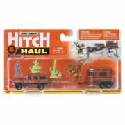 Set 2 vehicule scara 1: 64 Matchbox Hitch&Haul Rodeo 1988 Jeep Wagoneer Pony trailer