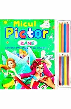 Micul pictor: Zane. 8 creioane colorate