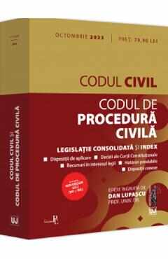 Codul civil si codul de procedura civila Octombrie 2023 - Dan Lupascu