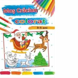 Mos Craciun de colorat (3-5 ani)