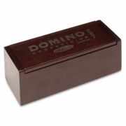 Joc Domino Clasic Premium, in caseta lemn, 28 piese cu insertie de metal, Cayro