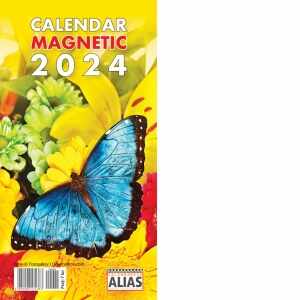 Calendar magnetic fluturi 2024