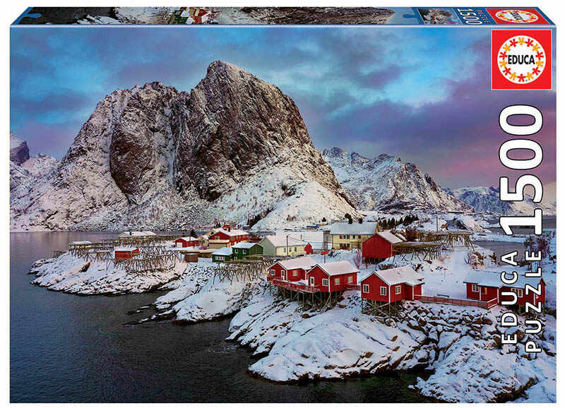 Puzzle cu 1500 de piese - Insulele Lofoten, Norvegia