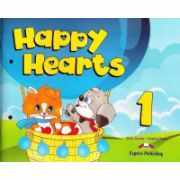 Happy Hearts 1, Pupils Pack, (Song CD, DVD, Press outs, Stickers, Holiday Activities) - Jenny Dooley