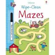 Usborne Books, Wipe-clean Mazes, Activitati extracurriculare, 3 ani + (Editie ilustrata)