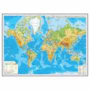 Harta fizica a lumii 2000x1400 mm (GHL3F-L)