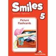 Curs limba engleza Smiles 5 Picture Flashcards - Jenny Dooley, Virginia Evans