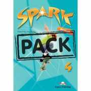 Curs limba engleza Spark 4 Monstertrackers Caietul elevului cu Digibook App - Virginia Evans, Jenny Dooley