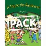 Literatura adaptata pentru copii. A Trip to the Rainforest Set Carte + CD - Jenny Dooley