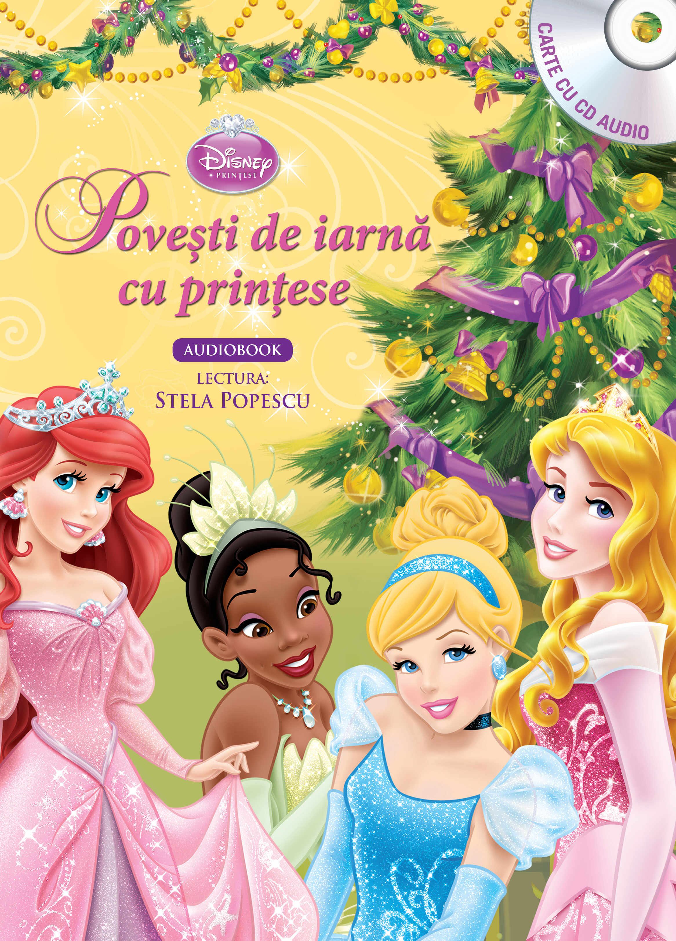 Povești de iarnă cu prințese (Carte + CD audio)