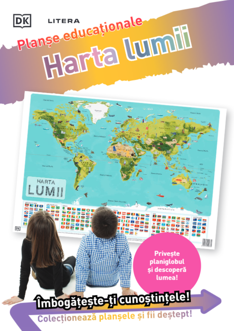 Harta lumii. Planșe educaționale