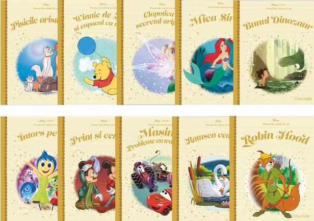 Pachet 10 carti Disney Hachette